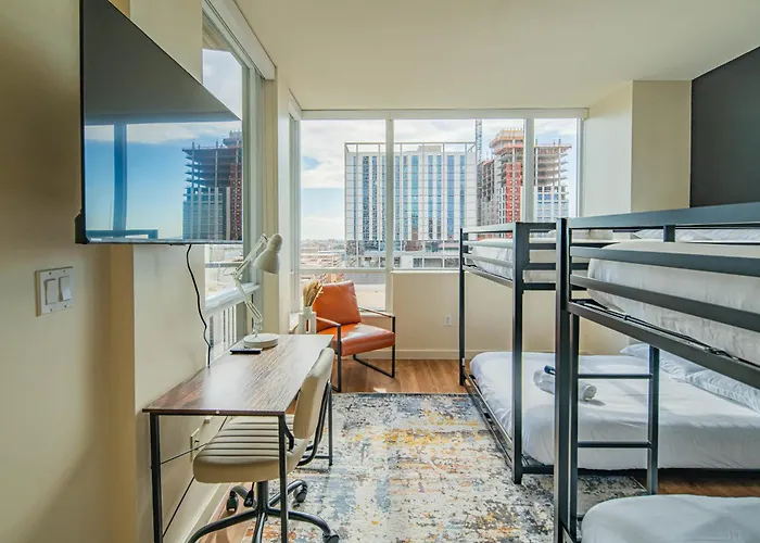 Sleek Downtown Phx High Rise Views Am Appartamento